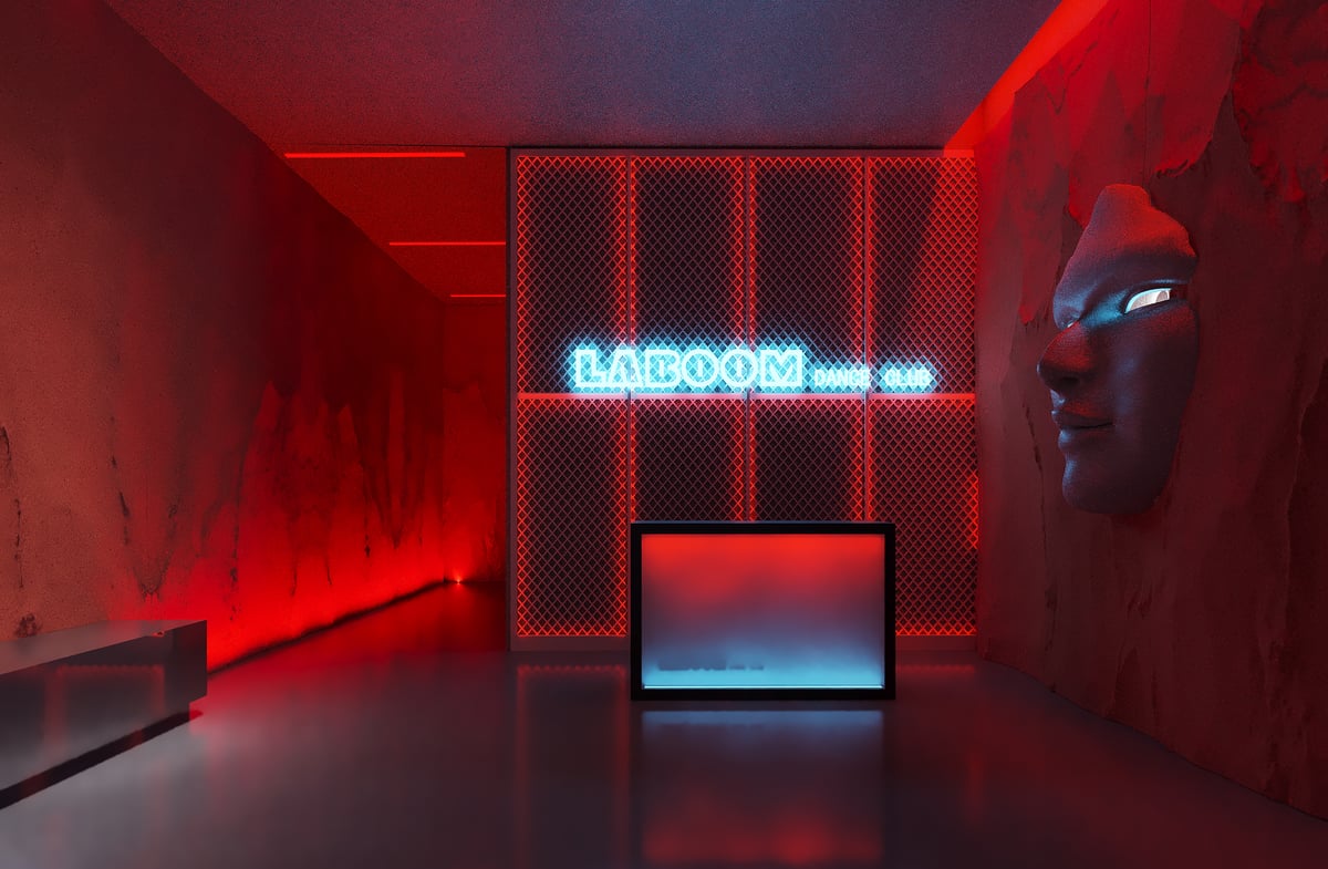 龙子湖 LABOOM 酒吧示意图