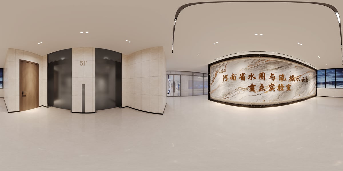 华北水利水电大学实验室展厅 500 平 - 效果图 4