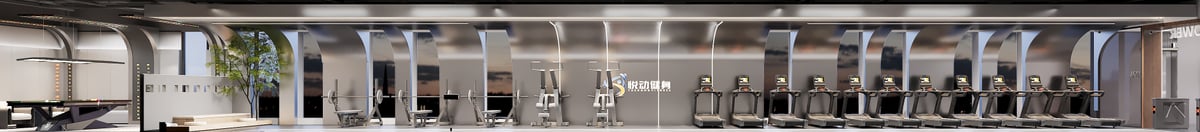 开封 悦动健身 800 平 - 效果图 4