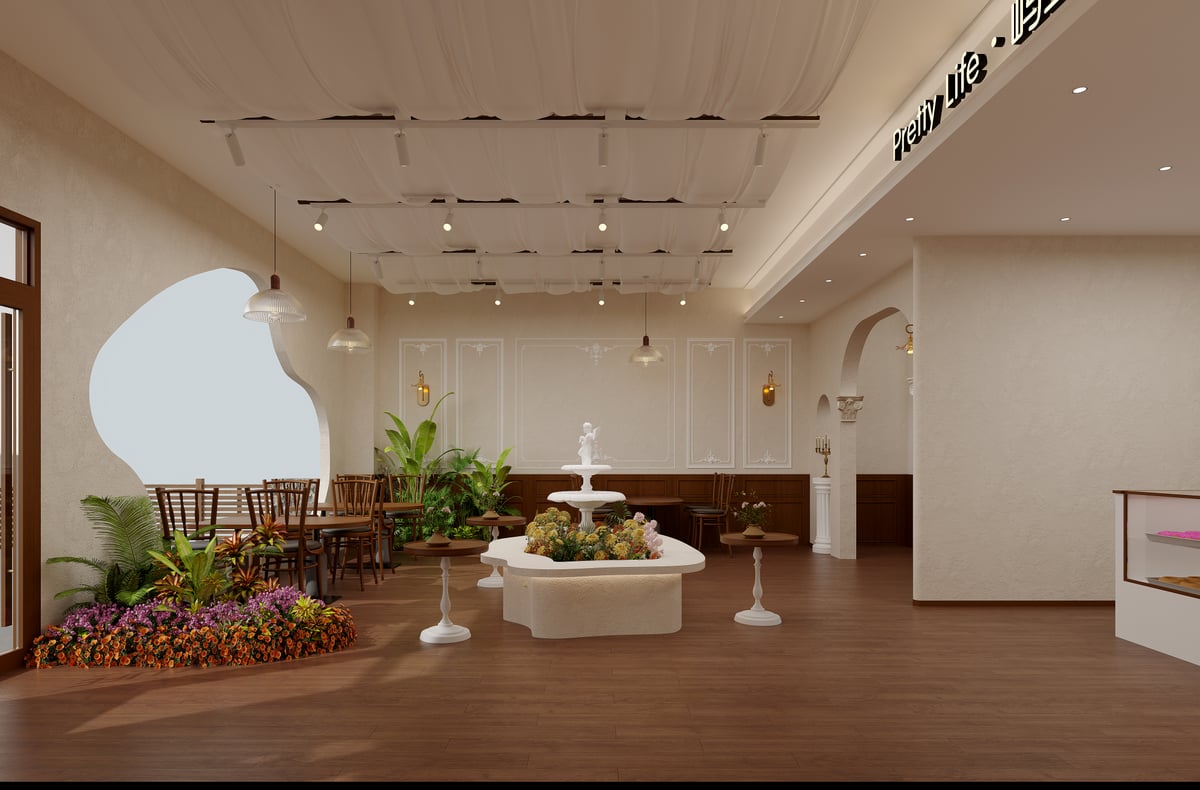 白沙 西餐厅 200 平 - 效果图 2