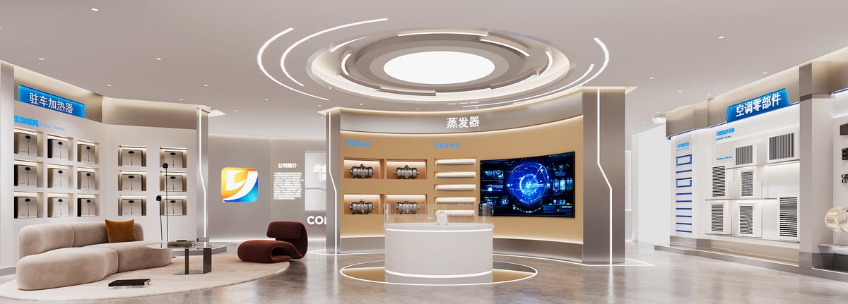 中牟 豫超展厅 200 平示意图